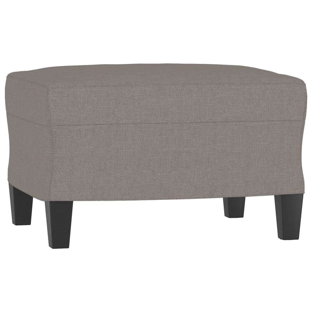 Ensemble de canapés 3 pcs avec coussins taupe tissu
