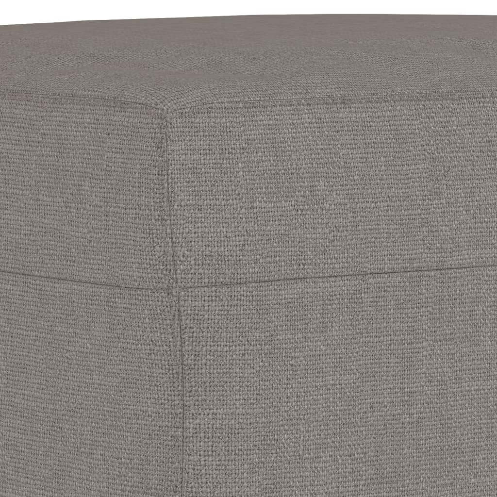 Ensemble de canapés 3 pcs avec coussins taupe tissu