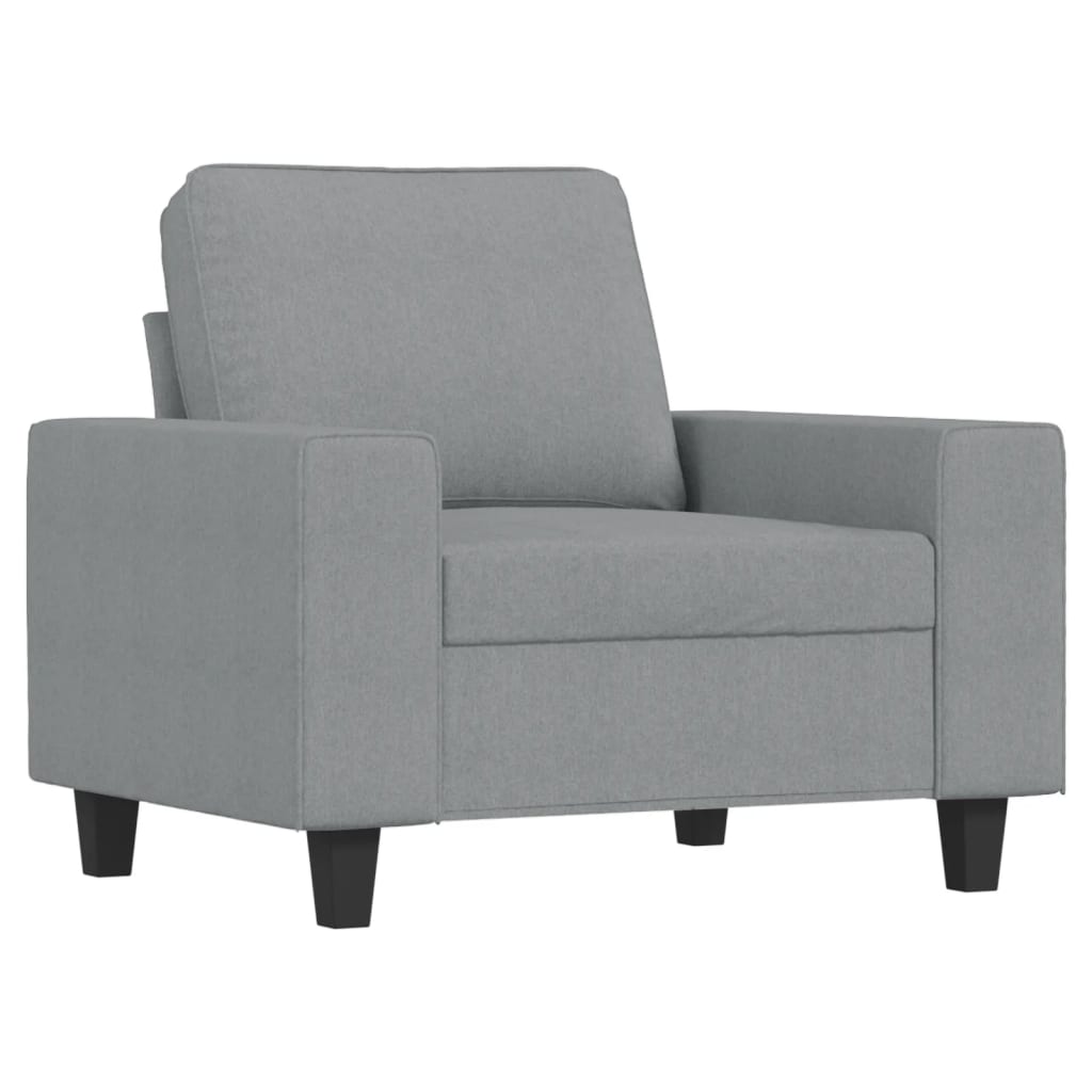 Ensemble de canapés 3 pcs gris clair tissu - XIOS