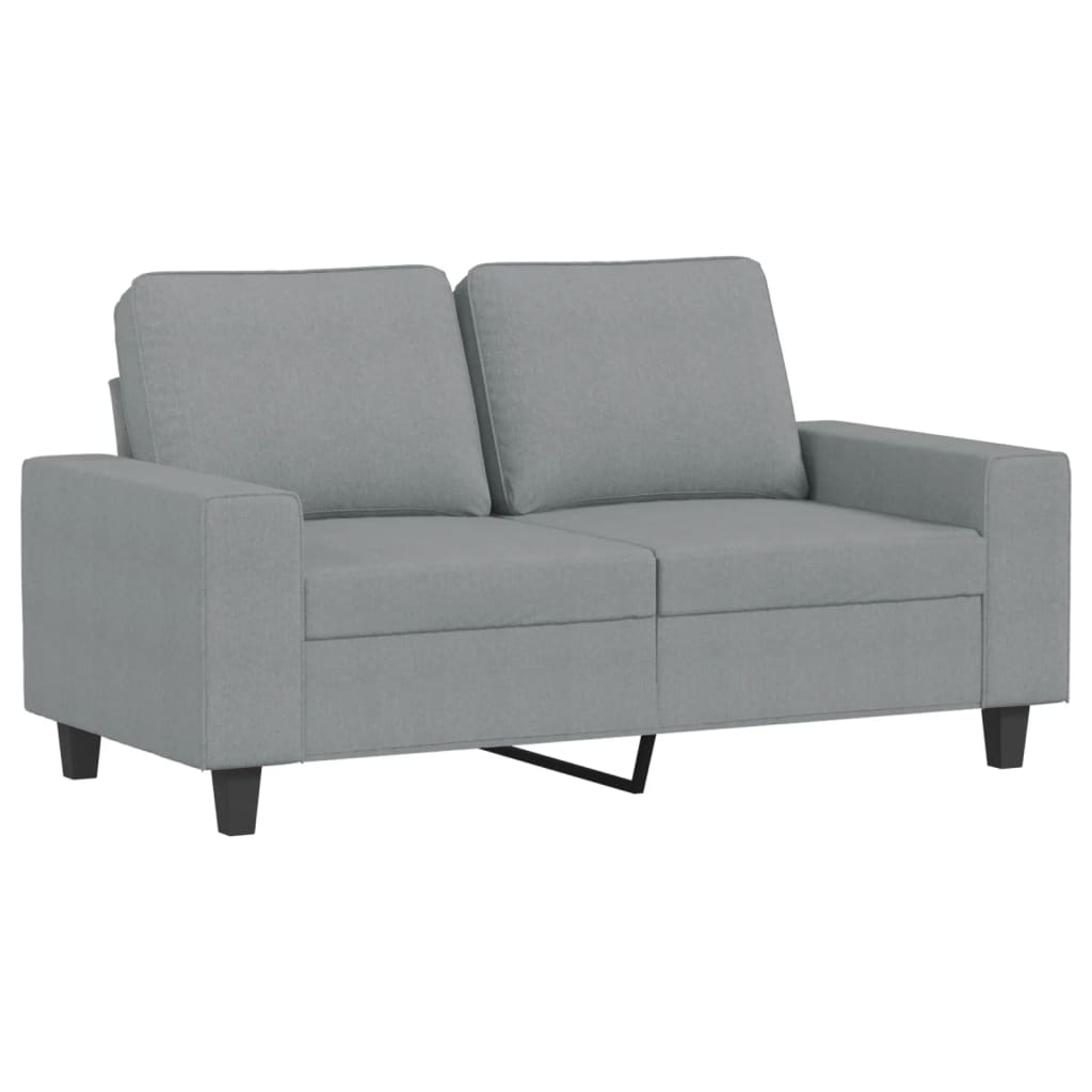 Ensemble de canapés 2 pcs gris clair tissu - XIOS