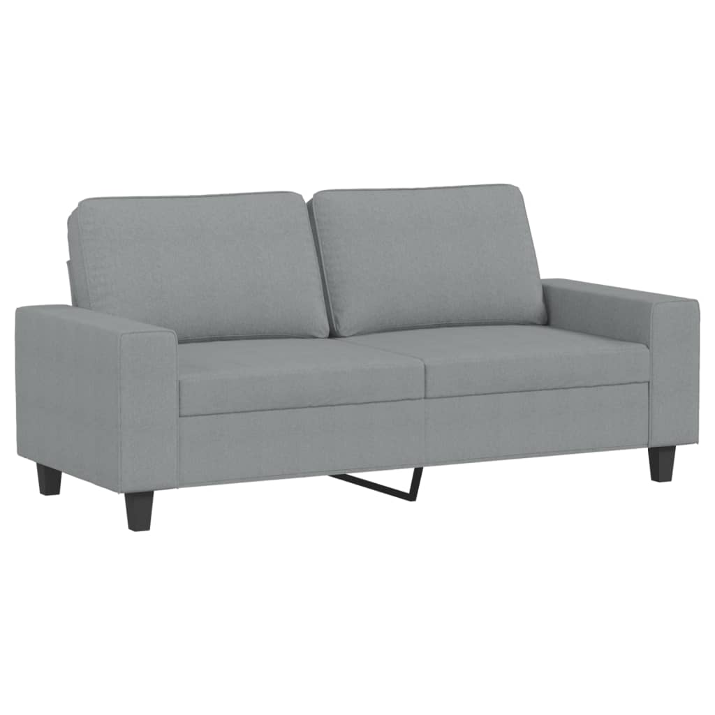 Ensemble de canapés 2 pcs gris clair tissu - XIOS