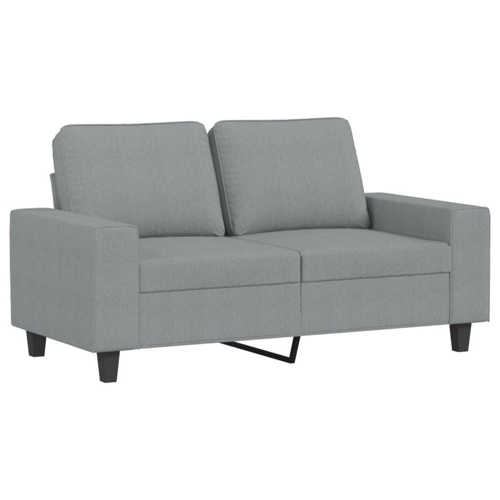 Ensemble de canapés 2 pcs gris clair tissu - XIOS