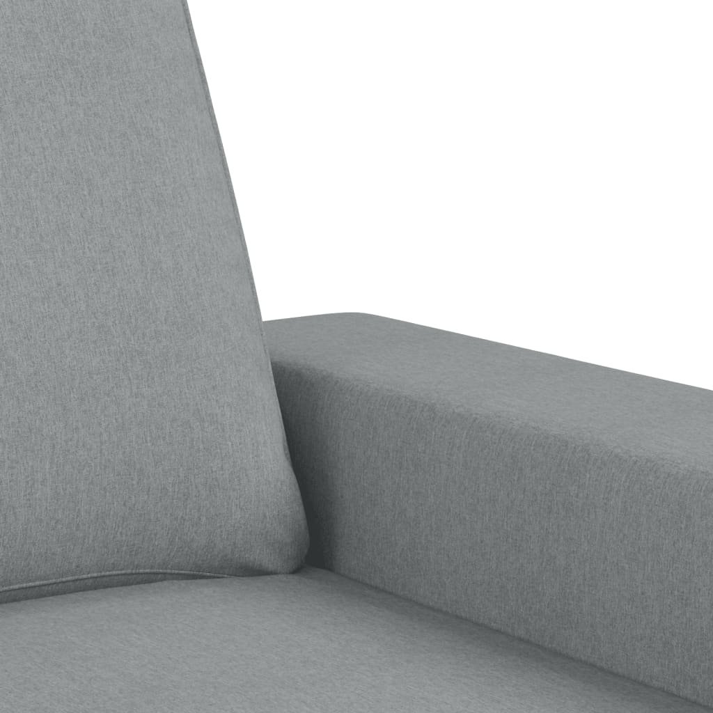 Ensemble de canapés 2 pcs gris clair tissu - XIOS