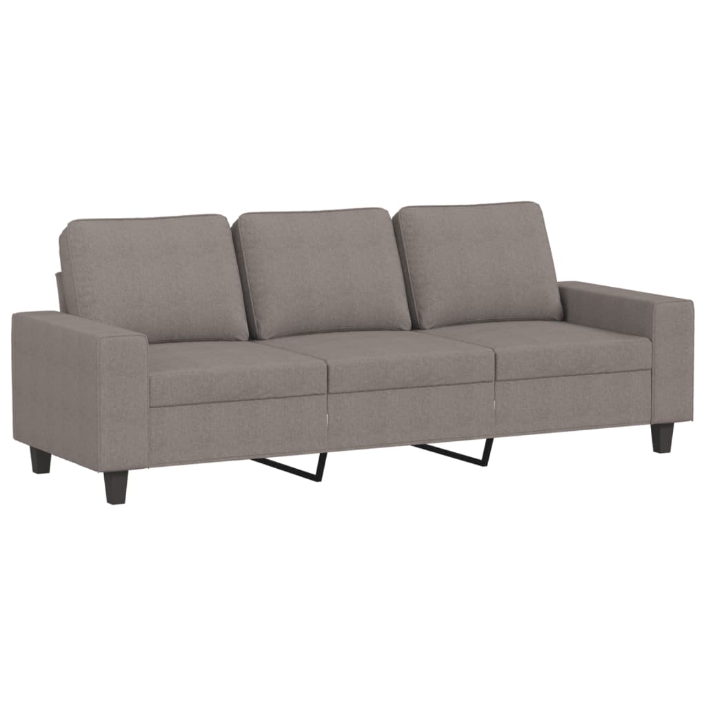 Ensemble de canapés 2 pcs taupe tissu