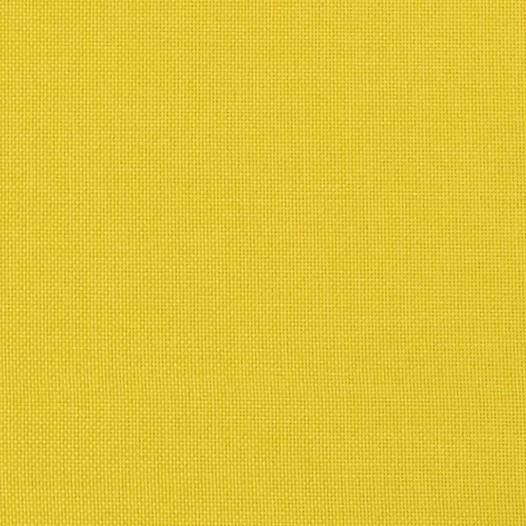 Ensemble de canapés 3 pcs jaune clair tissu - XIOS