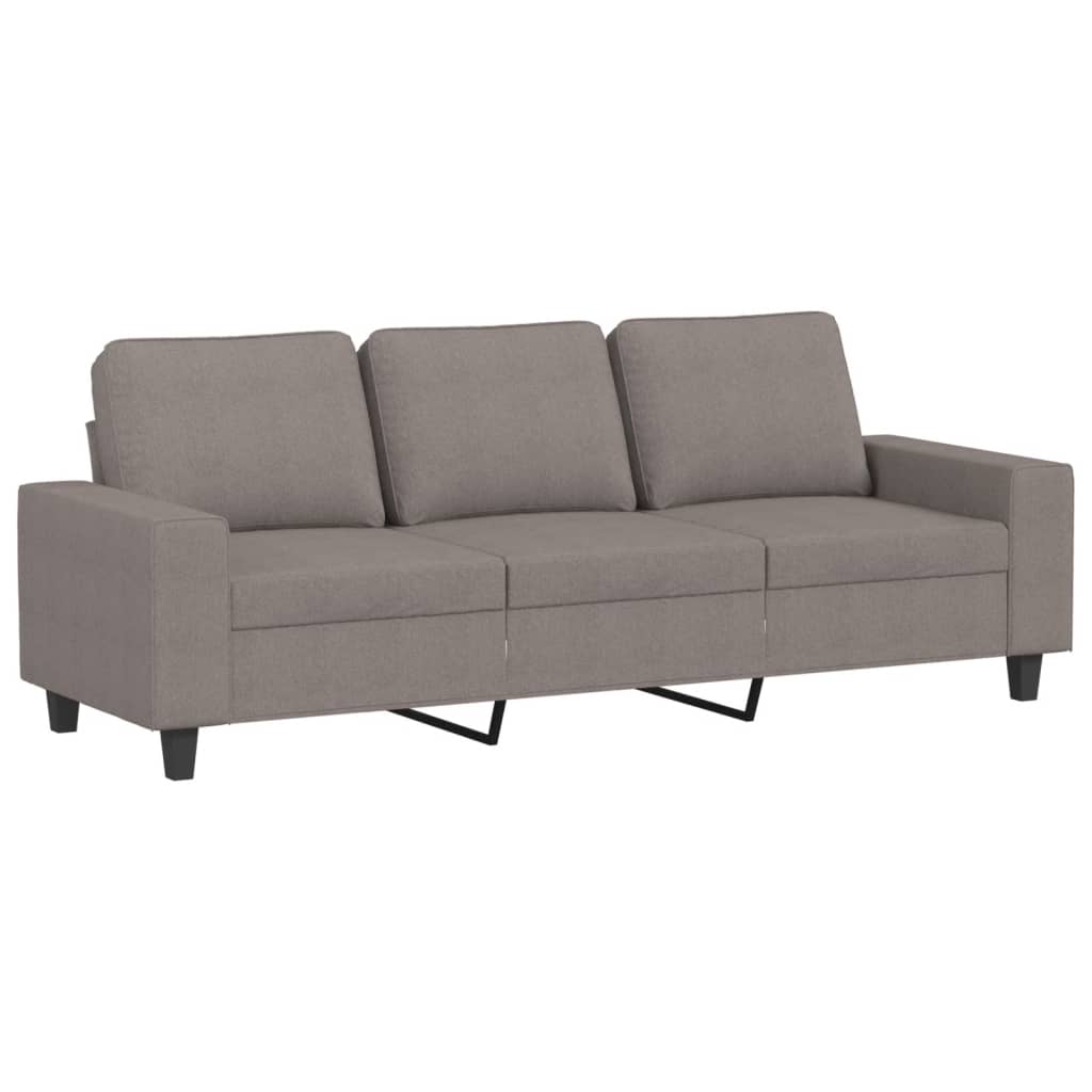 Ensemble de canapés 3 pcs taupe tissu
