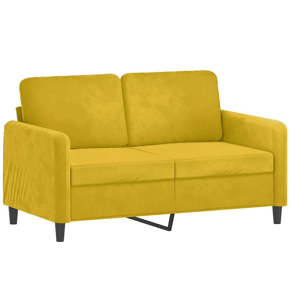 Ensemble de canapés 2 pcs jaune velours - XIOS