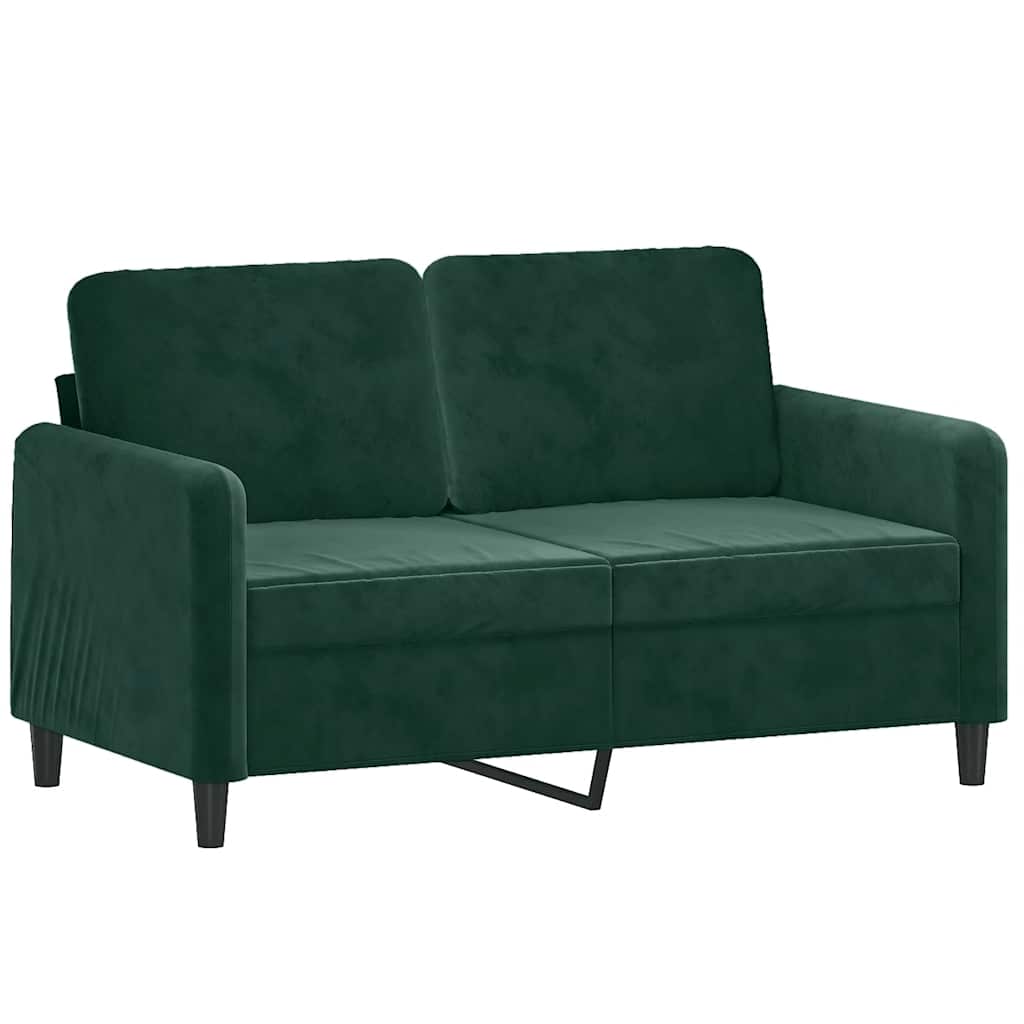 Ensemble de canapés 3 pcs vert foncé velours - XIOS
