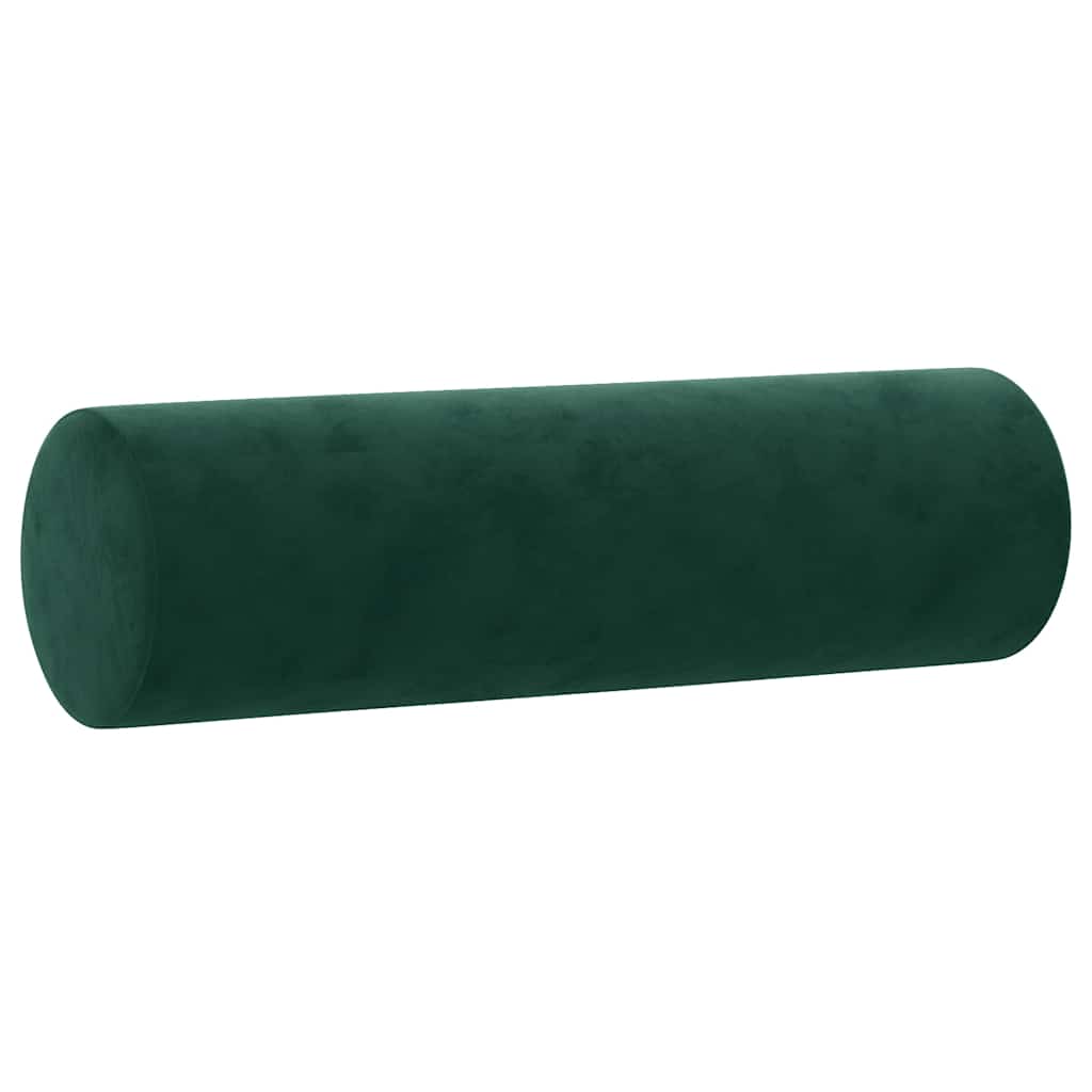 Ensemble de canapés 2 pcs avec coussins vert foncé velours - XIOS
