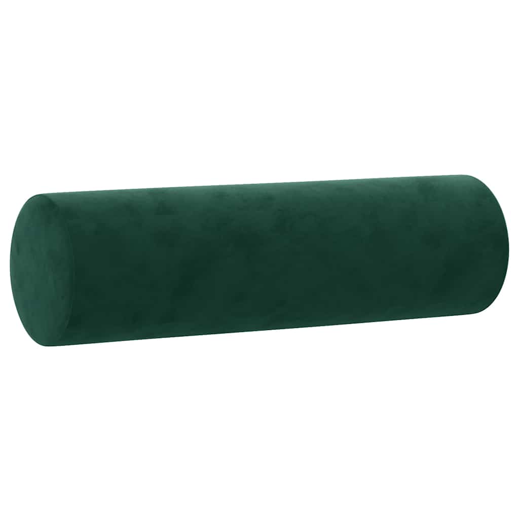 Ensemble de canapés 3 pcs avec coussins vert foncé velours - XIOS