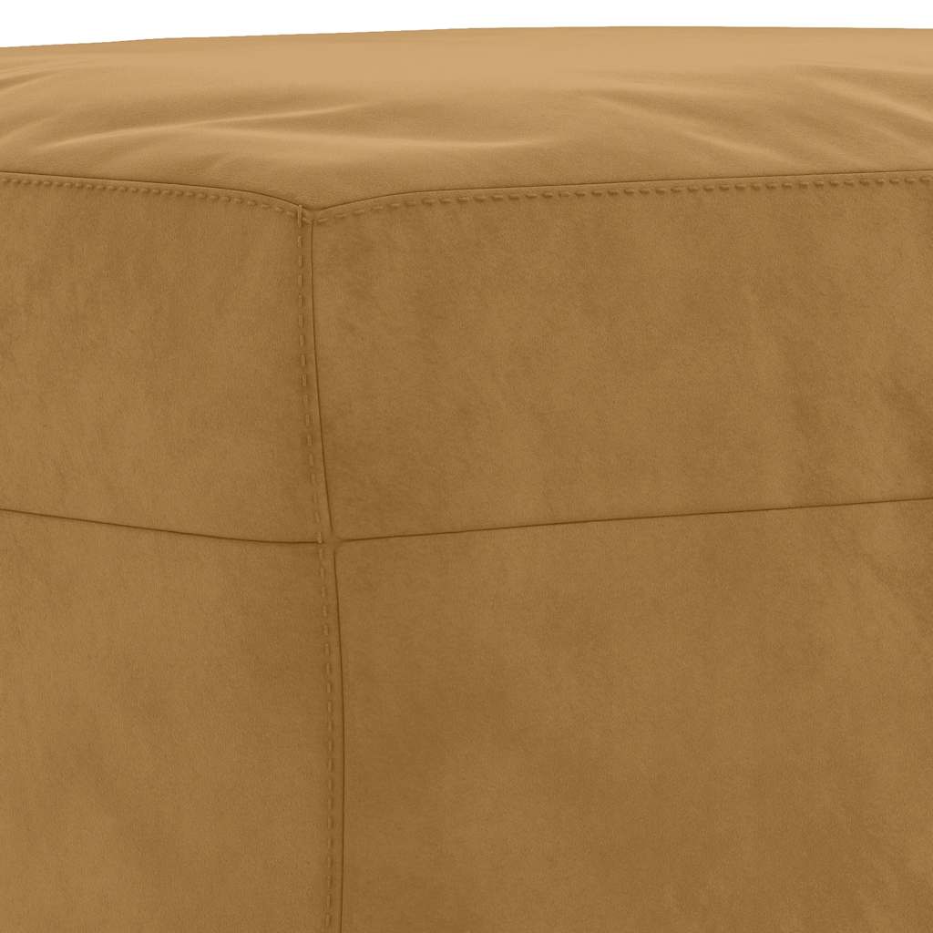 Ensemble de canapés 3 pcs marron velours - XIOS