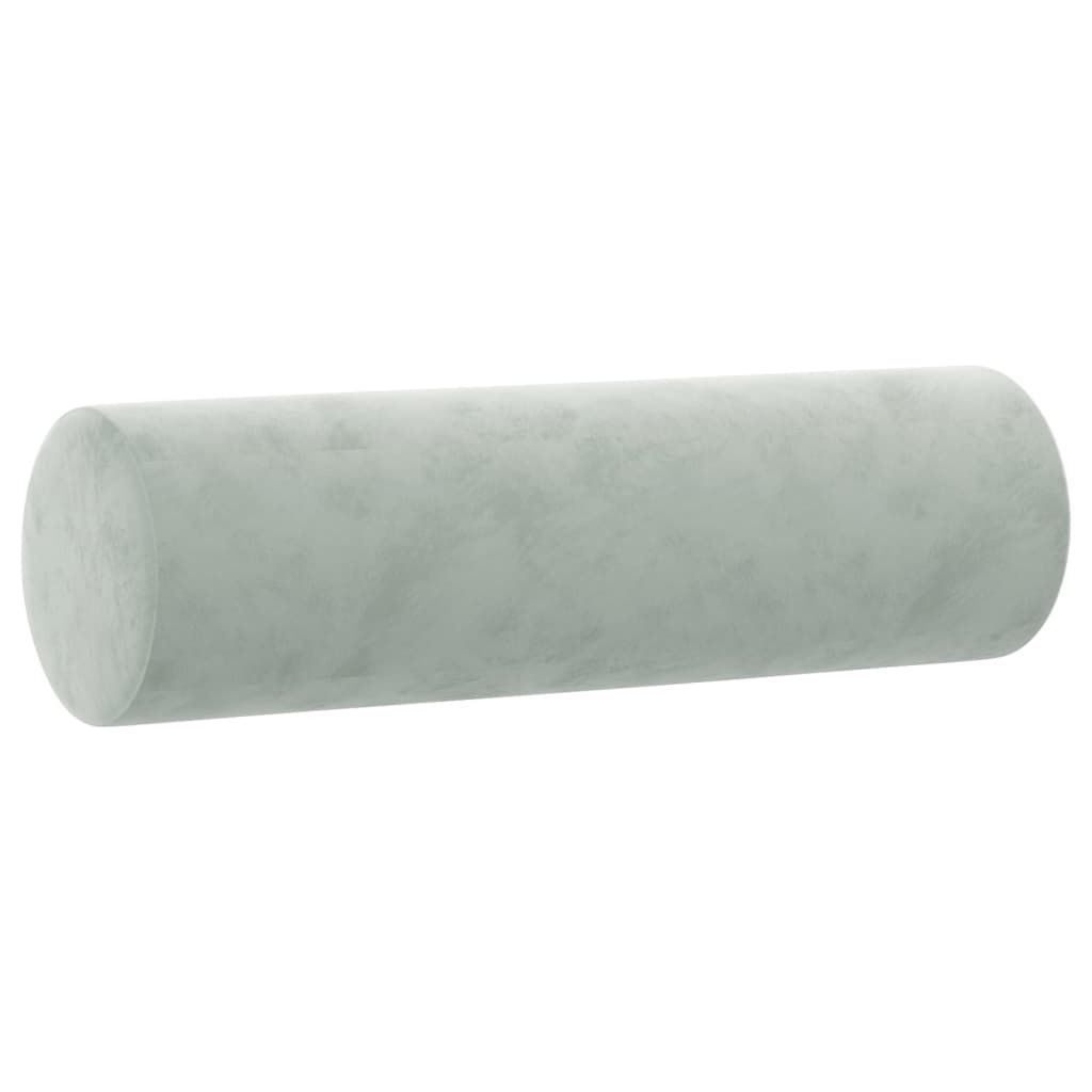 Ensemble de canapés 3 pcs avec coussins gris clair velours - XIOS
