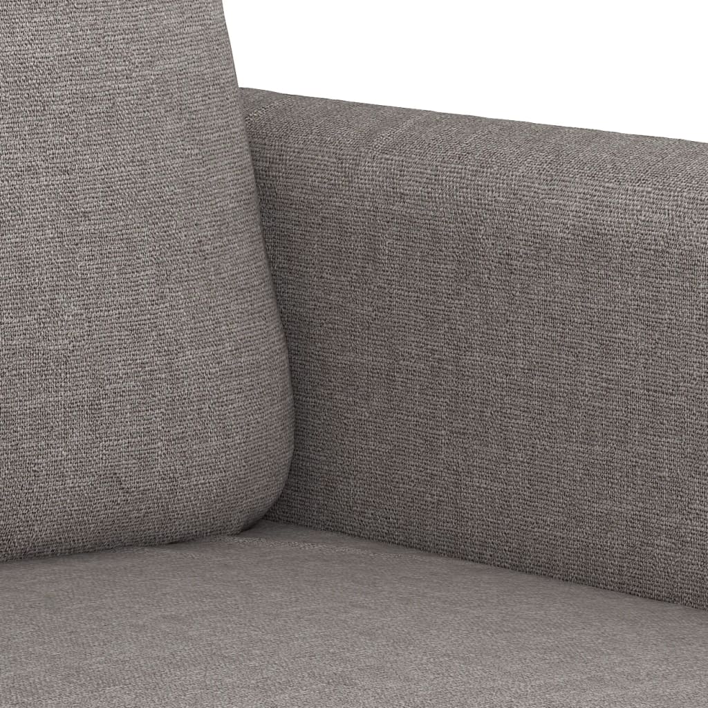 Ensemble de canapés 3 pcs avec coussins Taupe Tissu