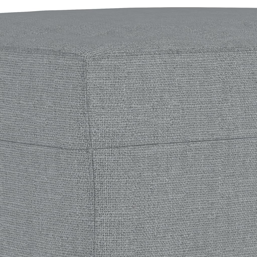 Ensemble de canapés 4 pcs avec coussins Gris clair Tissu - XIOS