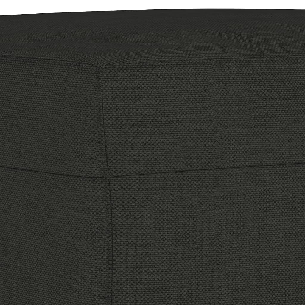 Ensemble de canapés 4 pcs avec coussins Noir Tissu - XIOS
