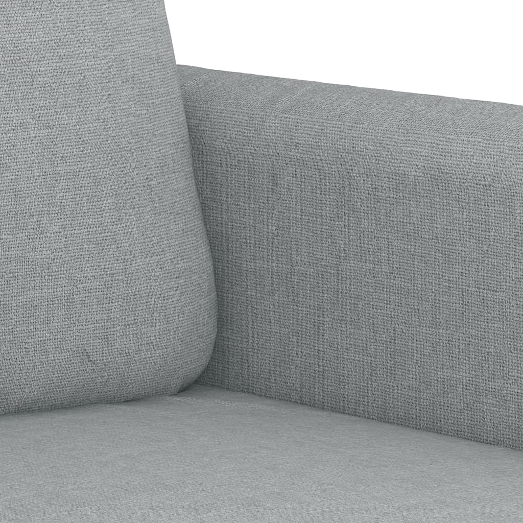 Ensemble de canapés 3 pcs avec coussins Gris clair Tissu - XIOS