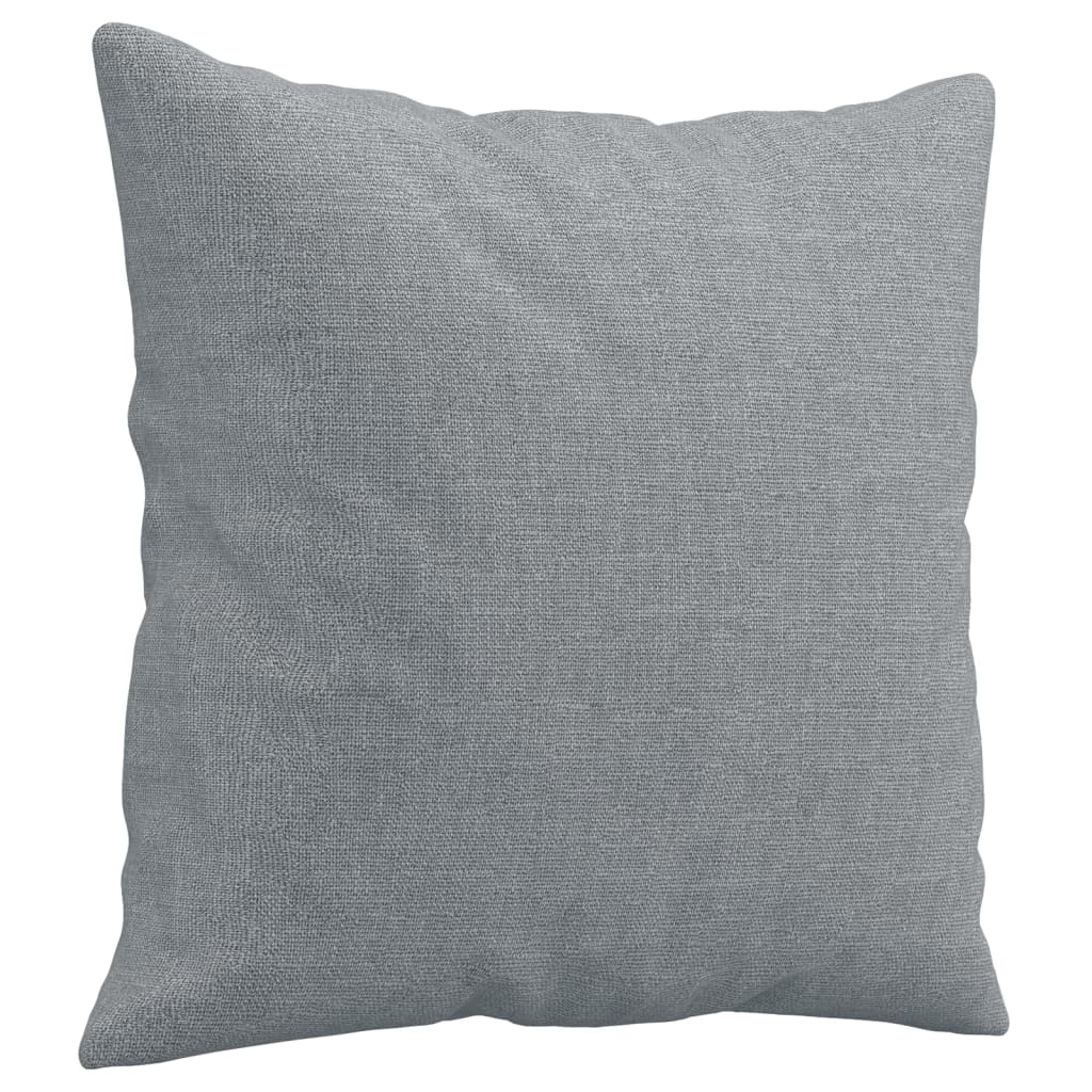 Ensemble de canapés 2 pcs coussins gris clair tissu - XIOS