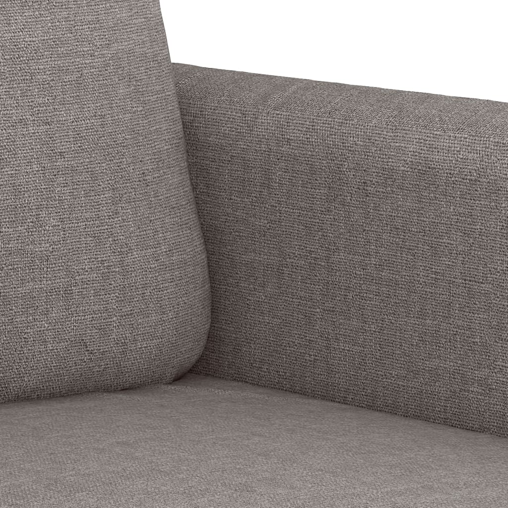 Ensemble de canapés 3 pcs avec coussins Taupe Tissu