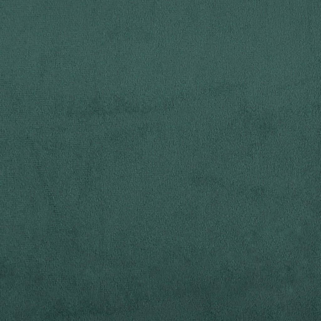 Ensemble de canapés 3 pcs avec coussins Vert foncé Velours - XIOS