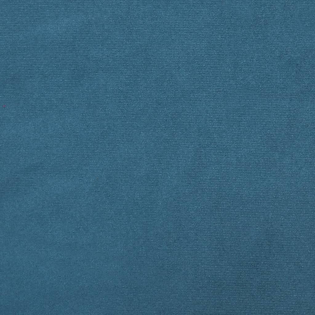 Ensemble de canapés 3 pcs avec coussins Bleu Velours - XIOS