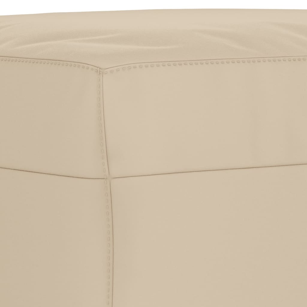 Ensemble de canapés 4 pcs avec coussins crème tissu microfibre - XIOS