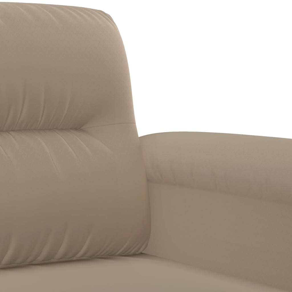 Ensemble de canapés 4 pcs avec coussins Taupe Tissu microfibre - XIOS