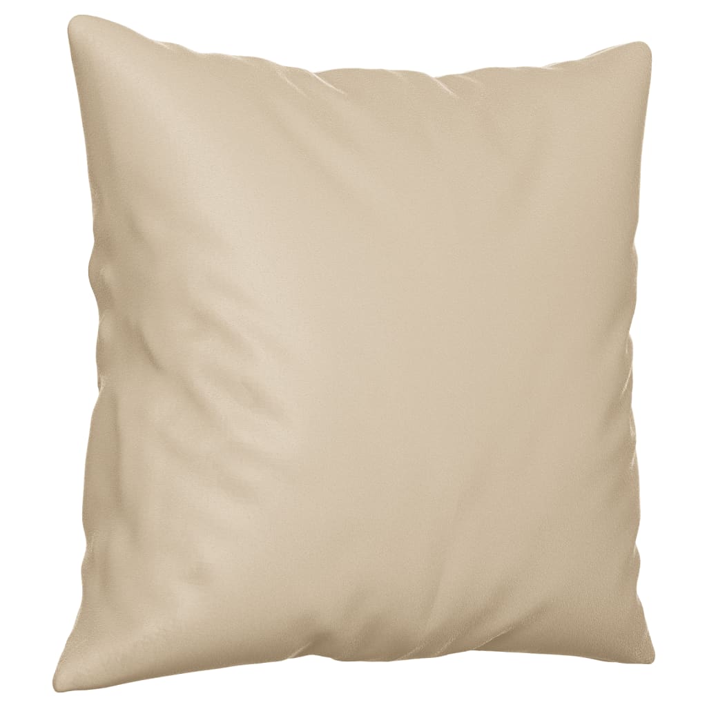 Ensemble de canapés 4 pcs avec coussins Crème Tissu microfibre - XIOS