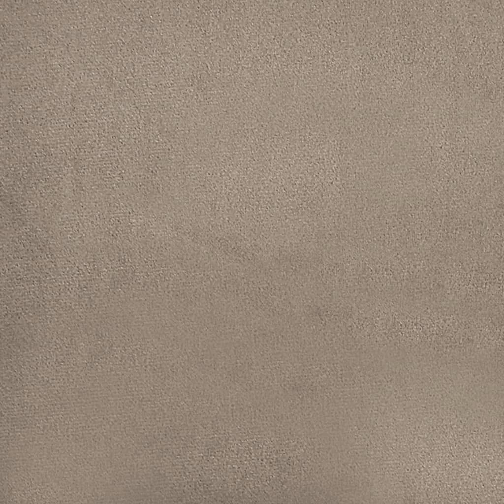 Ensemble de canapés 2 pcs avec coussins taupe tissu microfibre - XIOS