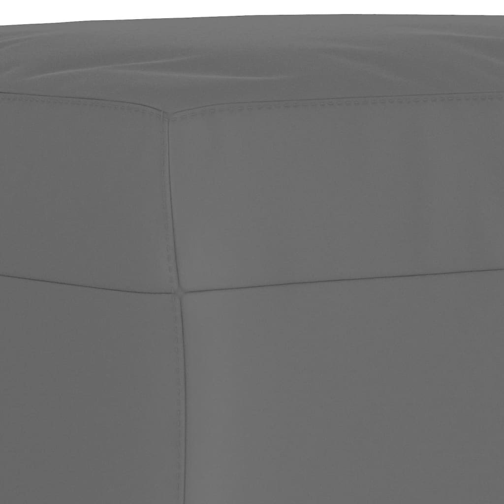 Ensemble de canapés 3 pcs coussins gris foncé tissu microfibre - XIOS