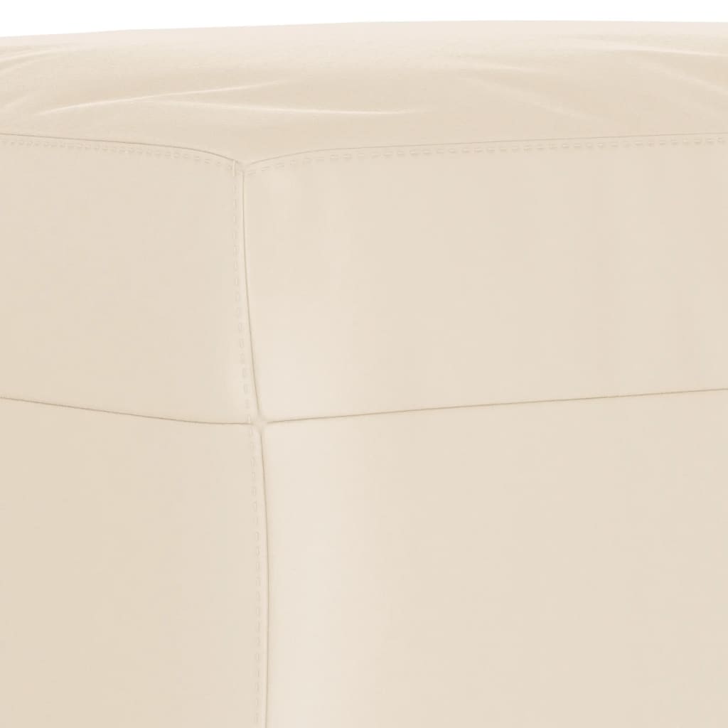 Ensemble de canapés 3 pcs avec coussins beige tissu microfibre - XIOS