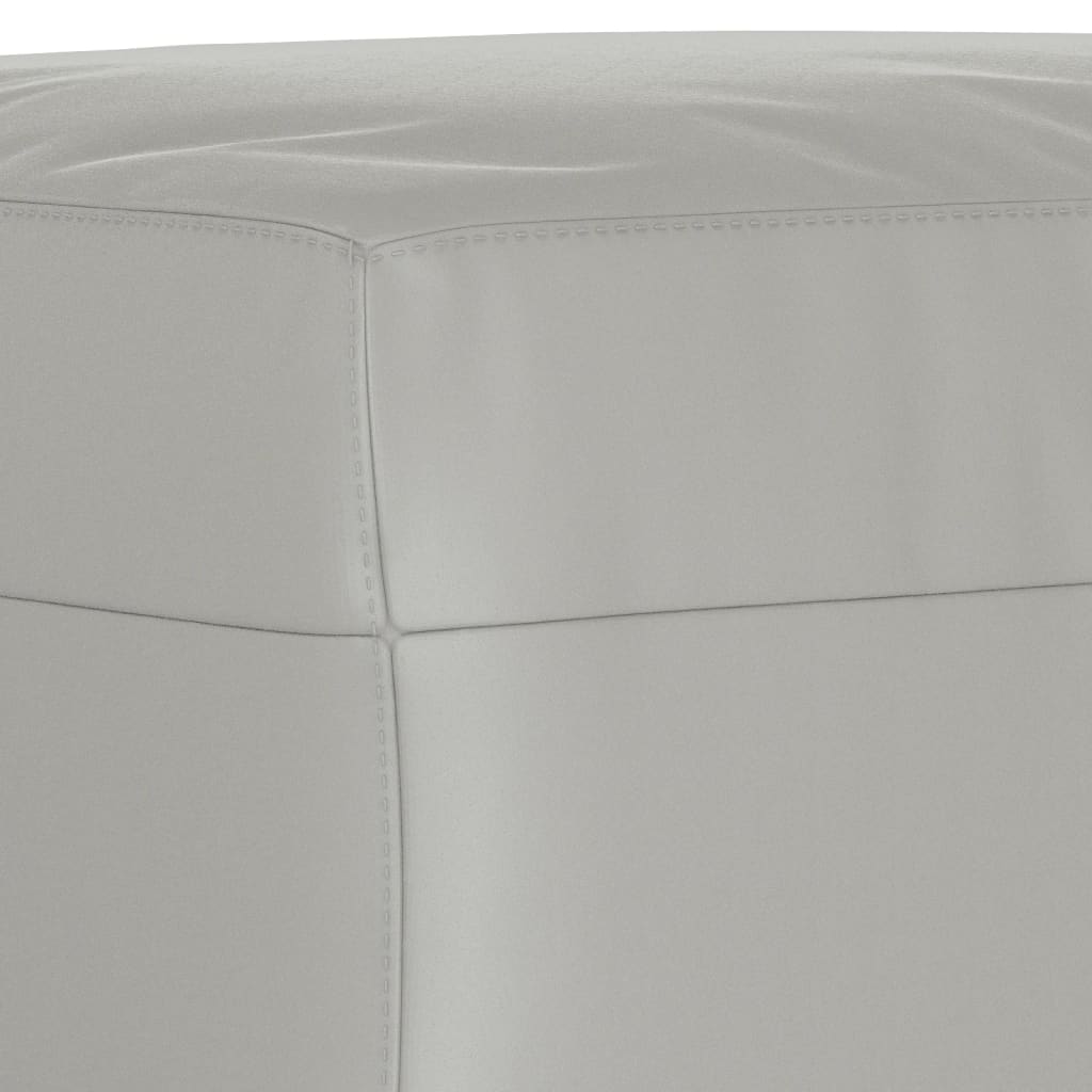 Ensemble de canapés 3 pcs coussins Gris clair Tissu microfibre