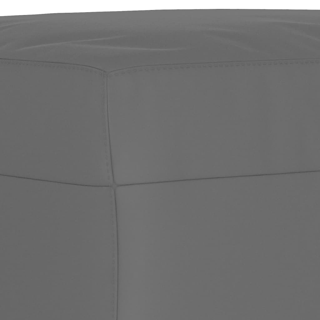 Ensemble de canapés 3 pcs coussins Gris foncé Tissu microfibre