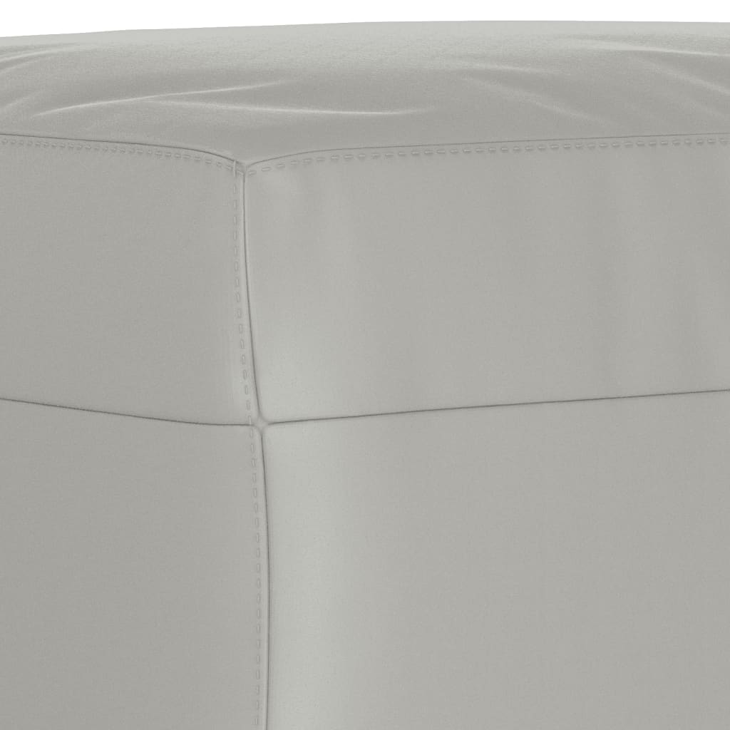 Ensemble de canapés 3 pcs coussins gris clair tissu microfibre