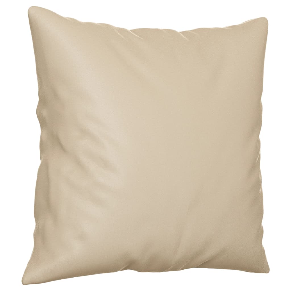 Ensemble de canapés 3 pcs avec coussins Crème Tissu microfibre - XIOS