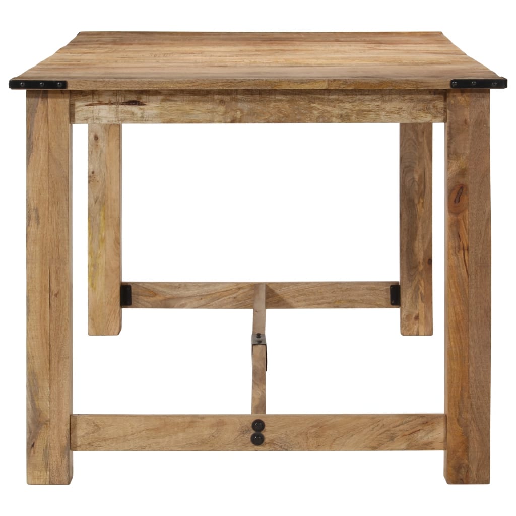 Table à dîner 180x90x75 cm bois de manguier massif - XIOS