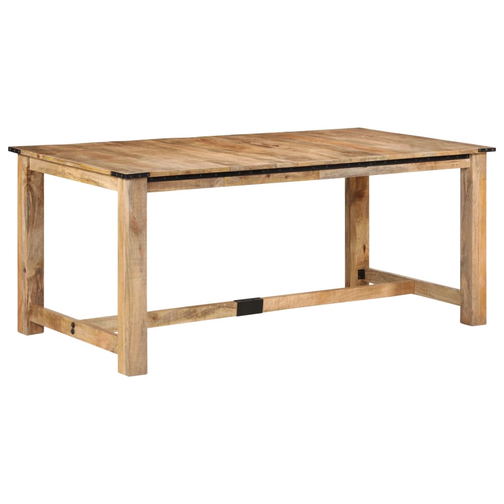 Table à dîner 180x90x75 cm bois de manguier massif - XIOS