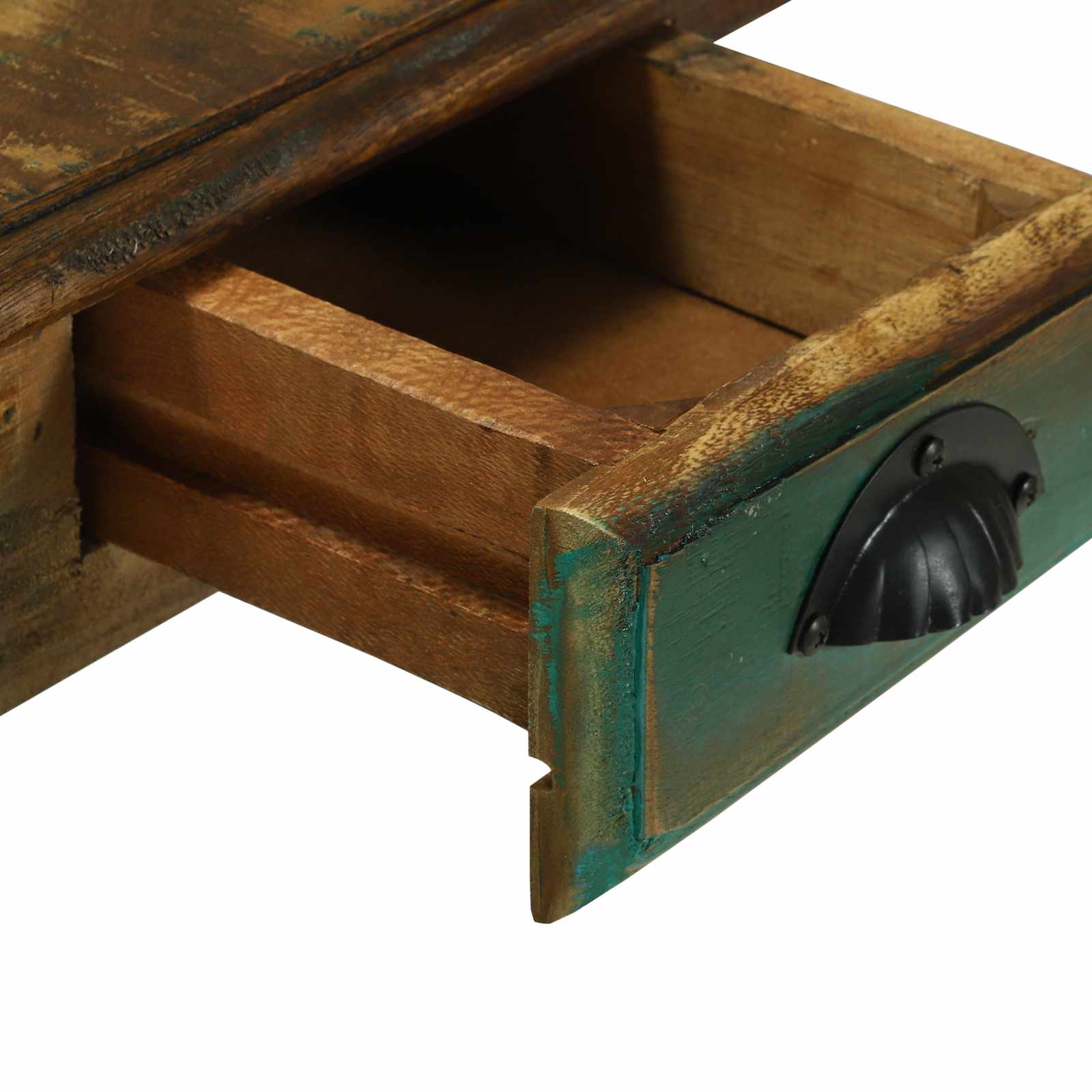 Bureau d'écriture Marron 112 x 55 x 76 cm Bois Recyclé Solide - XIOS