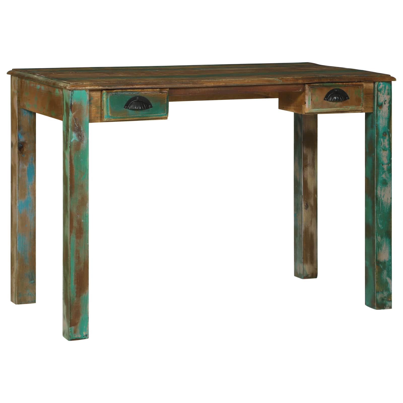 Bureau d'écriture Marron 112 x 55 x 76 cm Bois Recyclé Solide - XIOS
