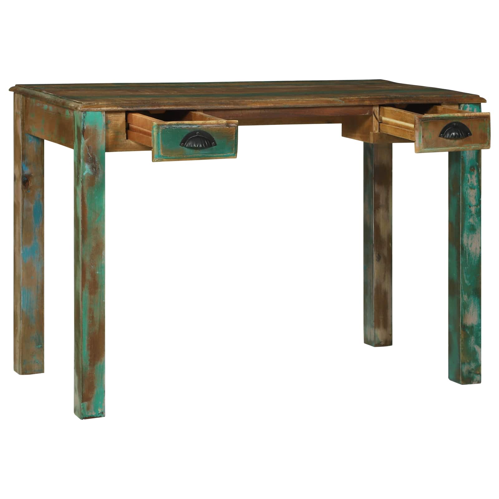 Bureau d'écriture Marron 112 x 55 x 76 cm Bois Recyclé Solide - XIOS