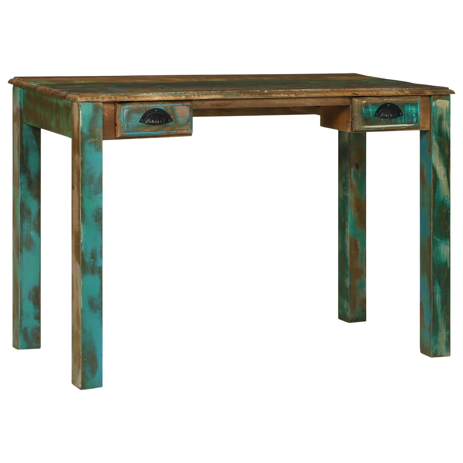 Bureau d'écriture Marron 112 x 55 x 76 cm Bois Recyclé Solide - XIOS