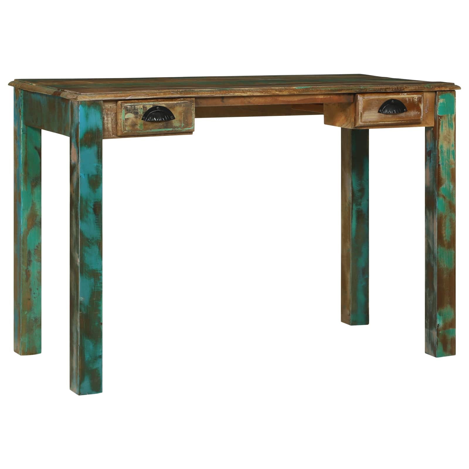 Bureau d'écriture Marron 112 x 55 x 76 cm Bois Recyclé Solide - XIOS