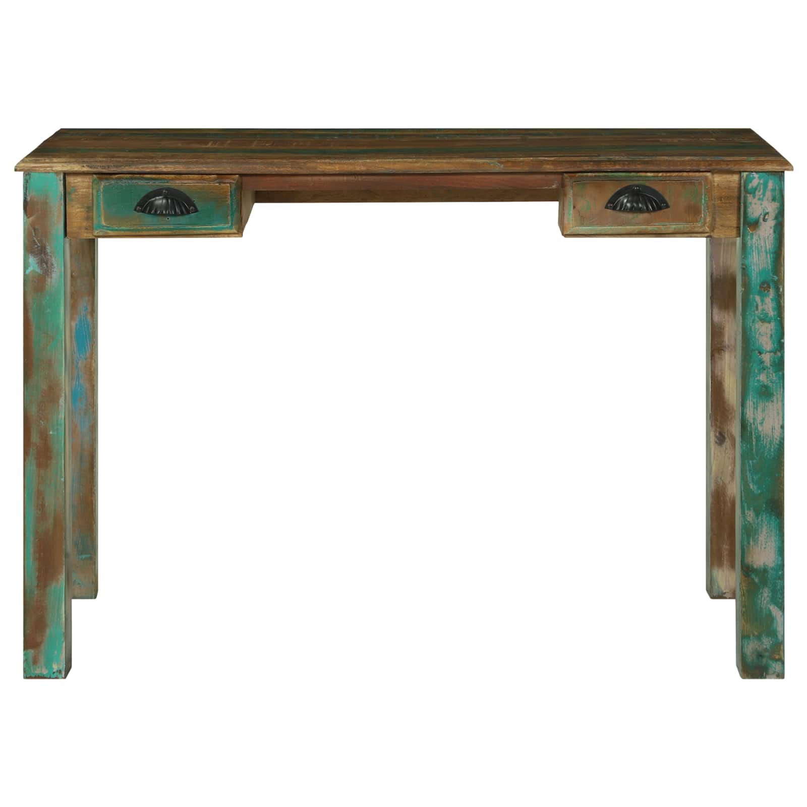 Bureau d'écriture Marron 112 x 55 x 76 cm Bois Recyclé Solide - XIOS