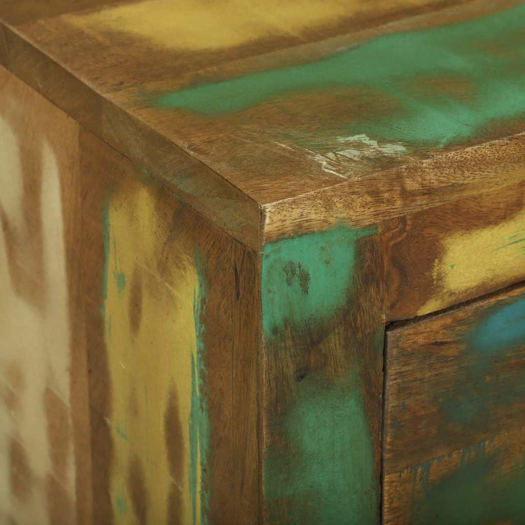 Buffet avec tiroir Marron 80 x 30 x 65 cm Bois Recyclé Solide - XIOS