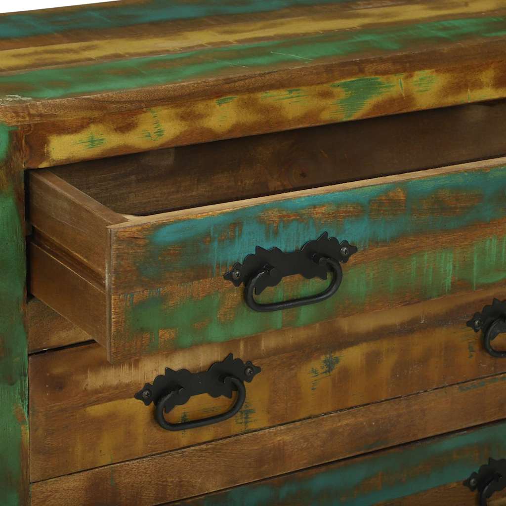 Buffet avec tiroir Marron 80 x 30 x 65 cm Bois Recyclé Solide - XIOS