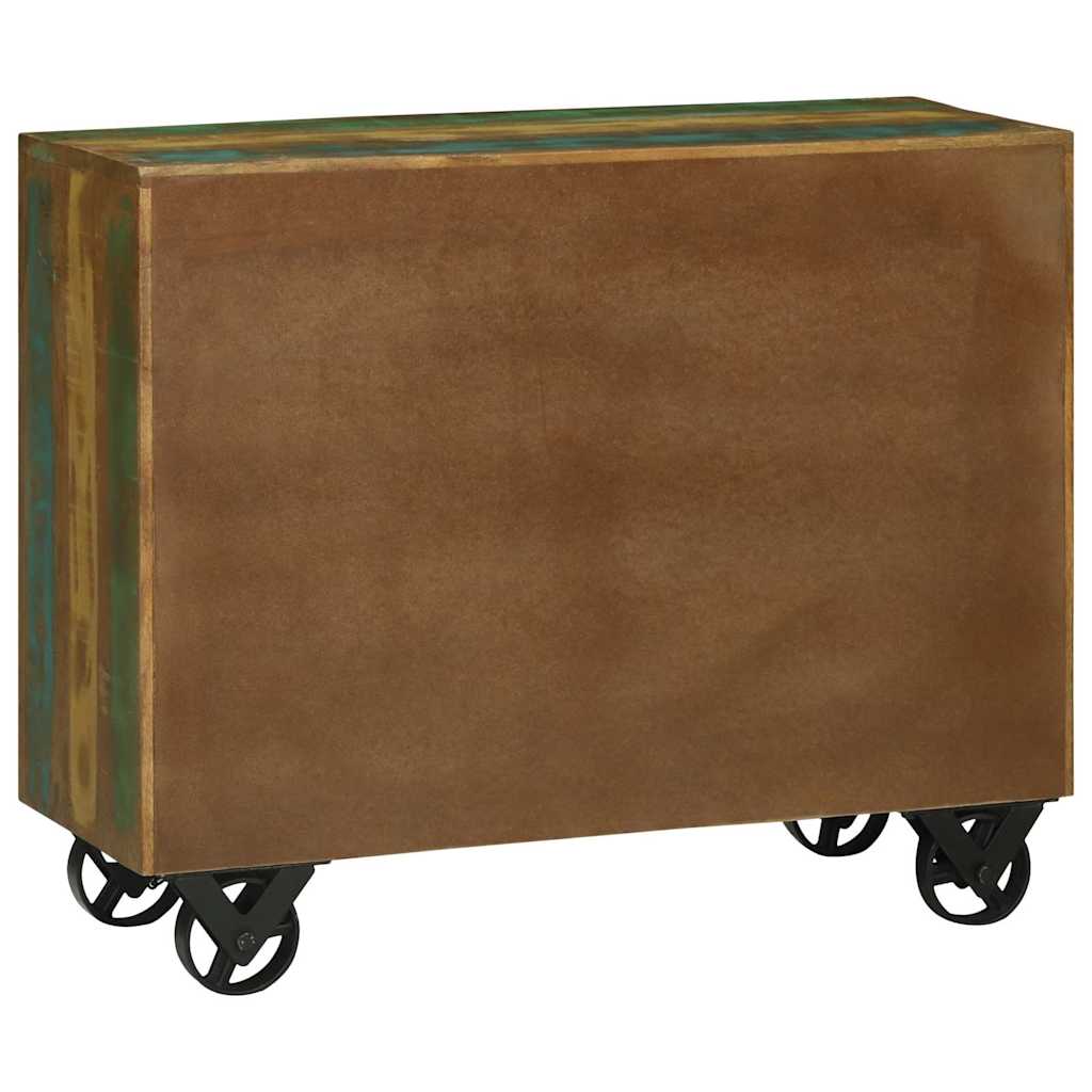 Buffet avec tiroir Marron 80 x 30 x 65 cm Bois Recyclé Solide - XIOS