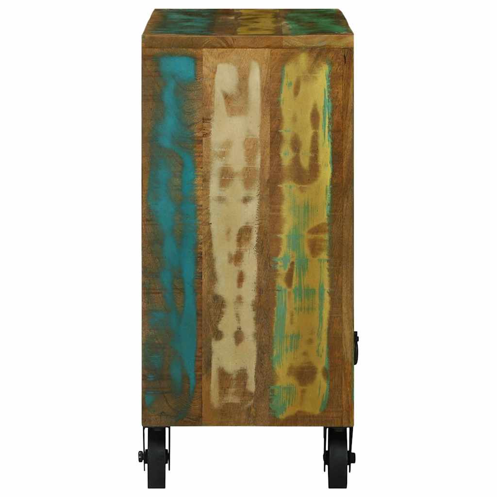Buffet avec tiroir Marron 80 x 30 x 65 cm Bois Recyclé Solide - XIOS