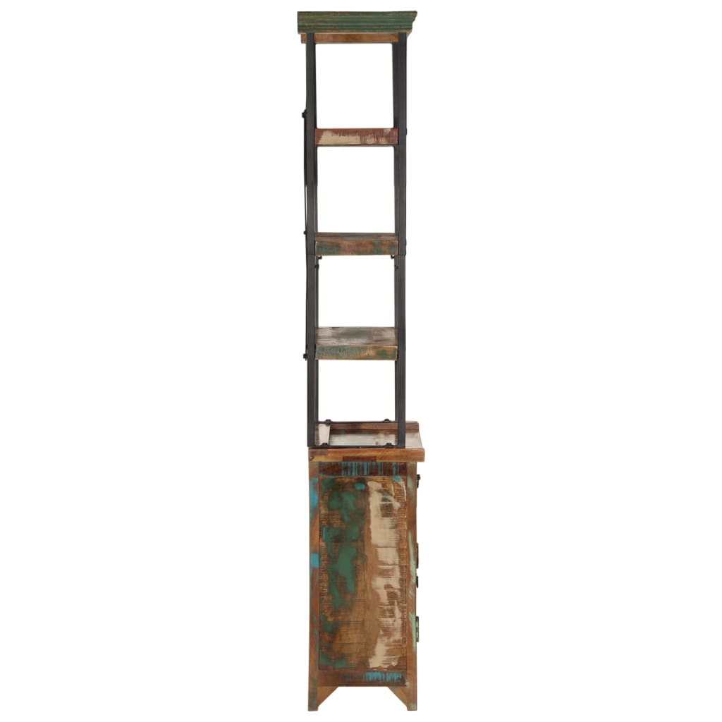 Buffet 55x30x180 cm bois de récupération massif - XIOS