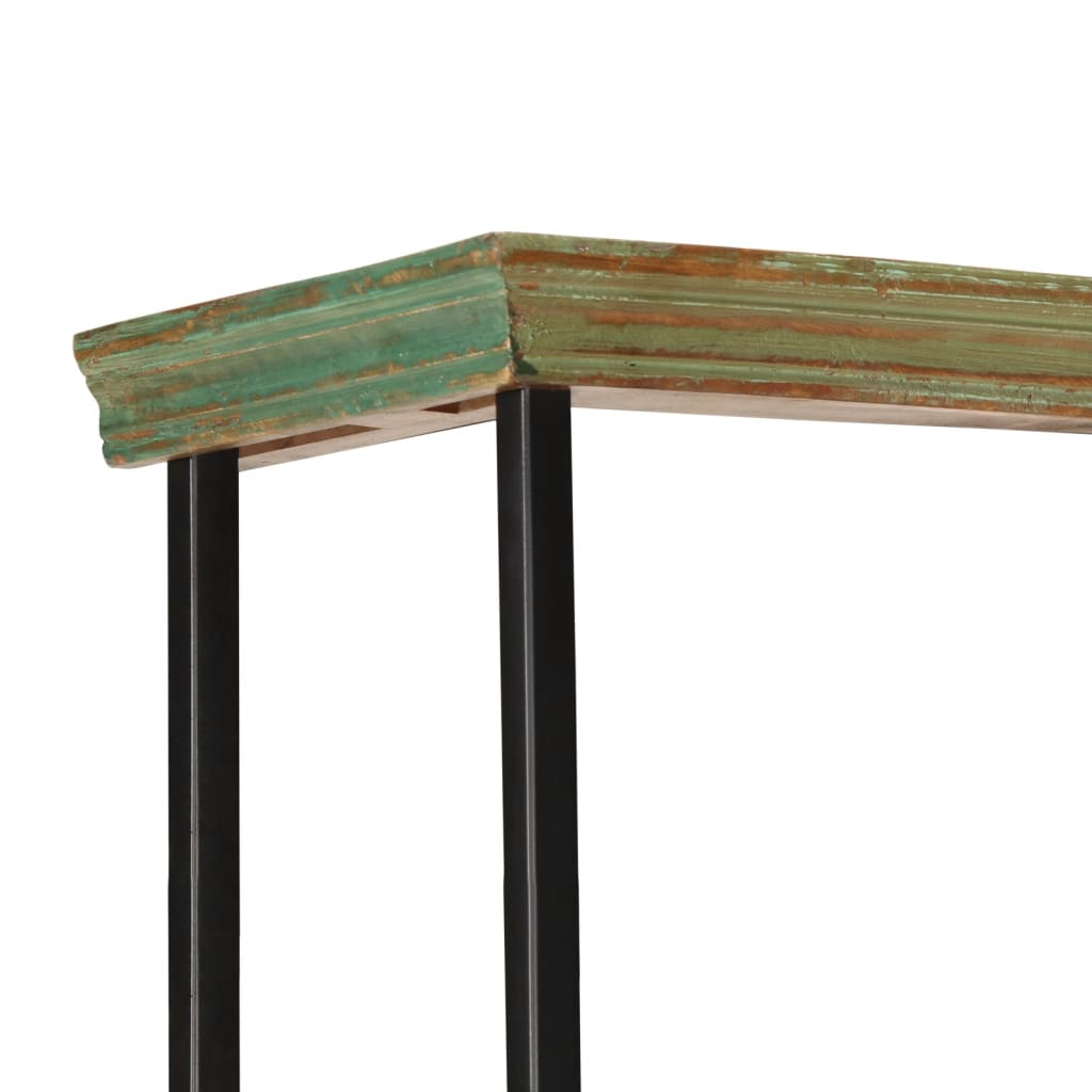Buffet 55x30x180 cm bois de récupération massif - XIOS