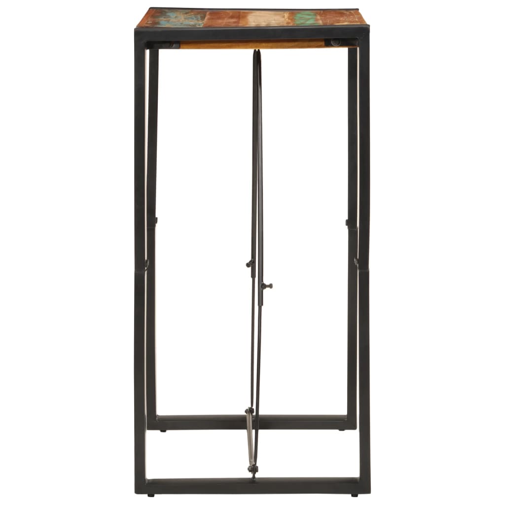 Table de bar 60x55x110 cm bois massif de récupération - XIOS
