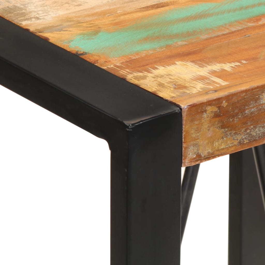 Table de bar 60x55x110 cm bois massif de récupération - XIOS